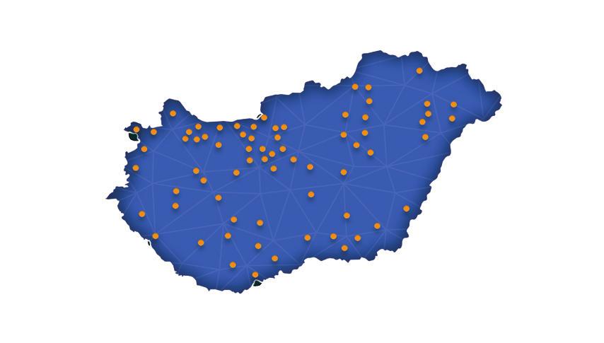 Már az ország 80 PONTJÁN A termékek