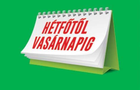 ÉRVÉNYES: 2019. JÚLIUS 8 JÚLIUS 14. PICK DIÁKCSEMEGE** (2.