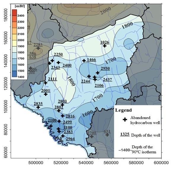 Kutata sok, projektek - 3 Berzence 172 o C 3245m 5 kg/s 7 53 C/km Ber-1 A vizsga lt
