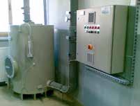 8000 m 3 /h Szennyezések: aceton, izopropanol