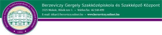 Informatika a turizmusban gyakorlat tantárgy helyi