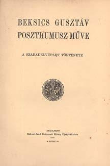 Először 1768-ban jelent meg. Restaurált, korabeli bőrkötésben. A dualizmus kora 62. [Babes Emil] Argus: Nemzetiségi politikánk hibái és bűnei. Irta: --. Bp., 1908. (Deutsch József ny.) 148p.
