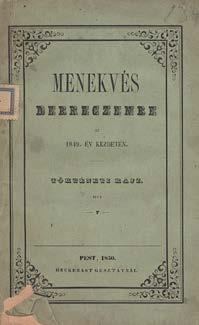 Központi Antikvárium 17 1848-1849 101. Ambrus József: Az 1848 és 1849-ik évi szabadságharczban részt vett római és görög katholikus paphonvédek albuma. Szerkeszti és kiadja --. Első kötet [unicus].