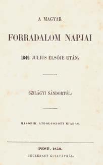 ; 35-37.; 39-40.; 93-110.; 112-119. szám. (Debrecen), 1849. (álladalmi ny.) Az első évfolyam nagy része két enyhén sérült, korabeli félvászon kötésben, a többi szórványszám.