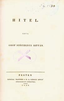 : Nemzetiségpolitikánk válsága A dunai kérdés Bp., 1932. Attila-ny. 104p.+3 kihajt. mell. Dedikált példány. Néhány levele foltos. Széchenyi István gróf és kora 434.