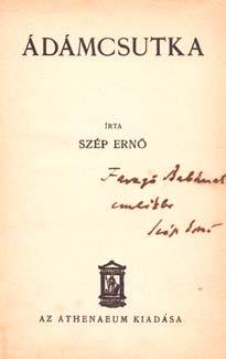 58 Központi Antikvárium 458. Szvatkó Pál: A visszatért magyarok. A felvidéki magyarság húsz éve. (Bp., 1938. Révai.) 205+(2)p. 4 000,- 459. Tamási Áron: Ábel a rengetegben (Bp., 1955.) Ifjúsági.