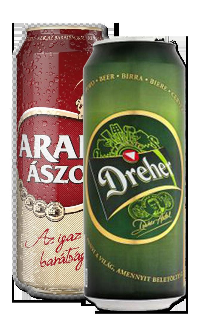 Sörök Arany Ászok 4,5% Arany Fácán 4% Barths, 8,3% dobozos Barths 0,33l, 4,6% dobozos Borsodi 4,5% Desperados 0,33l 4,5% üveges Dreher 5% Gösser Natur Citrone 0% Dobozos Heineken 5% Heineken 0,33l 5%
