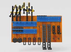 modul persellyel - festett 500 mm 110 mm 100 mm mm 3,40 kg Szerszámtartó modul persely nélkül