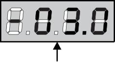 opció) Egy visszafelé számláló, amely a következő szervizig hátralévő nyitások számát mutatja ("Cont" tétel