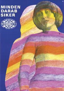 Bakos István: Orient mokka (Hungexpo Nyomda) / István Bakos: Orient Mocha (Hungexpo Press) 1969, 64x45,5 cm (Magyar Kereskedelmi és Vendéglátóipari Múzeum, Budapest) reklámban elvére kellett épülnie: