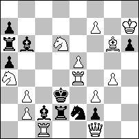 17 Zagorujko- és Dombrovskis-téma A32 Wieland Bruch Die Schwalbe 2000. I. díj #2 13+10 Megoldás: 1. b5? [2. xe2# (A)] 1... e3 (b) 2. d4# (C), 1... b~ 2. (x)c5#, de 1... d4! (a); 1.