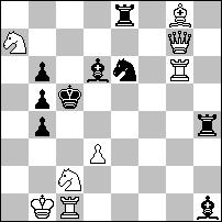 7 A11 Paz Einat Israel Ring Tourney 1998-99. I. díj #2 8+9 Megoldás: 1... c7 (a) 2.