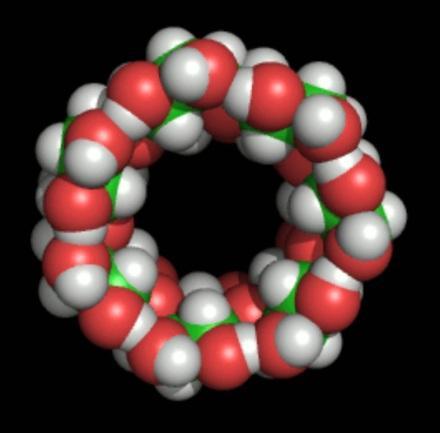 3.2.2. A ciklodextrinek tulajdonságai 3.2.2. A ciklodextrinek tulajdonságai A ciklodextrinek kémiai szempontból D-glükopiranóz egységekből álló α-(1-4) glikozidos kötésekkel felépülő ciklikus, nem redukáló oligoszacharidok.