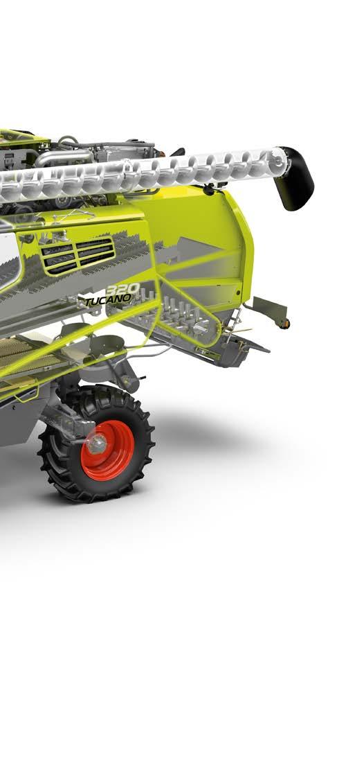 porelszívással 10 CLAAS cséplőrendszer 11 Hidraulikus cséplőkosárbeállítás minden modellnél 12 Cséplőkosár hidraulikus túterhelési védelemmel 13