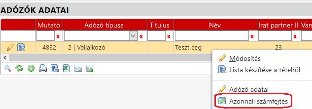 Fontos továbbá, hogy egyéni vállalkozók és magánszemélyek esetében a jelölő manuálisan is állítható: A 231-es GFO kód kiválasztása esetén a jelző automatikusan beállításra kerül, míg törlésre jelölés