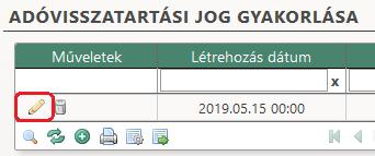 5. Inkasszó UNG állomány módosítás Az UNG formátumú inkasszó állomány az érintett pénzintézettel történő