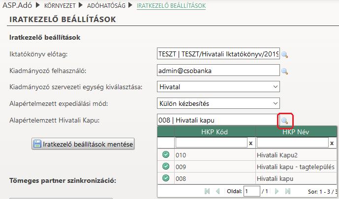 36.2 módosítások 1. Felhasználói profil oldal szervezeti egység beállítása Az 36.2. verzió előtt az Iratkezelő beállítások között volt lehetőség a felhasználó Szervezeti egységének beállítására.