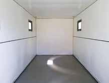 This solution allows a bare container weight of cca. 1 00 1 300 kg.