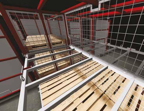 room: Door opening dimensions: Shelf adjustability range: Load height of a single palette: 5 500 kg 4 8 3 1 000 kg 500 kg 500 mm x 1 975 mm ±50 mm 815 mm (max.