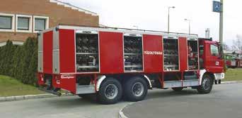 HEROS GASFIGHTER industrial gas-extinguishing fire engine Engine: Gross vehicle weight rating: Extinguisher: Power: