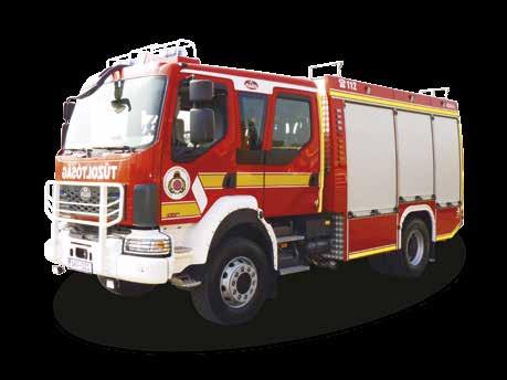 Water tank: Foam tank: HEROS developments: Control: Renault Midlum 300.