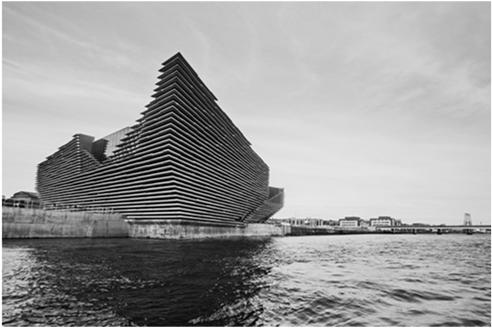 V&A Dundee, Kengo Kuma BURKOLT FALSZERKEZETEK