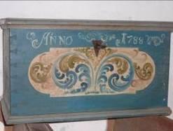 Az 1788 d(ik) esztendőb(en) készült Asztal(os) Bede Pál által.
