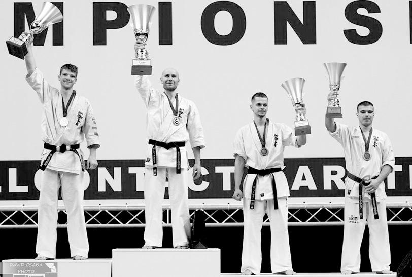 Victrory Karate Klub sikeres versenyzõje, a balatonföldvári Fekete Farkas Mór.