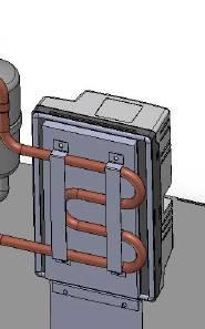 Az inverter hőjét a hűtöközeg vezeti el,