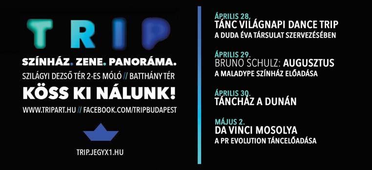 ZENE // NAPI BONTÁS 40 41 További részletek és zenei programok az -n 25 CSÜTÖRTÖK ÁPRILIS CSÜTÖRTÖK 25. április BMC Opus Jazz Club 20h Trio Squelini és Csókás Zsolt. Etno-jazz.