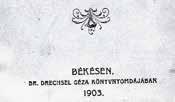 Nyomdája semmiben sem különbözött más, mezővárosi környezetben dolgozó középnyomdától hacsak abban nem, hogy kiadta nyomdájának mintakönyvét 18 éves nyomdászsága emlékéül (1913), ami mindenképpen