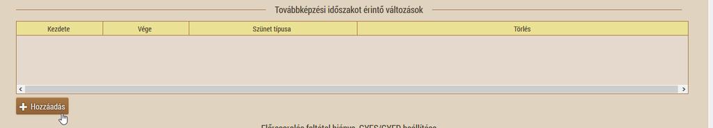 Több állománykategória esetén (a felhasználónak változott az állománykategóriája a ciklus alatt) a legkorábbi állománykategória elejét kell a ciklus elejéhez és a legkésőbbi végét a ciklus végéhez.