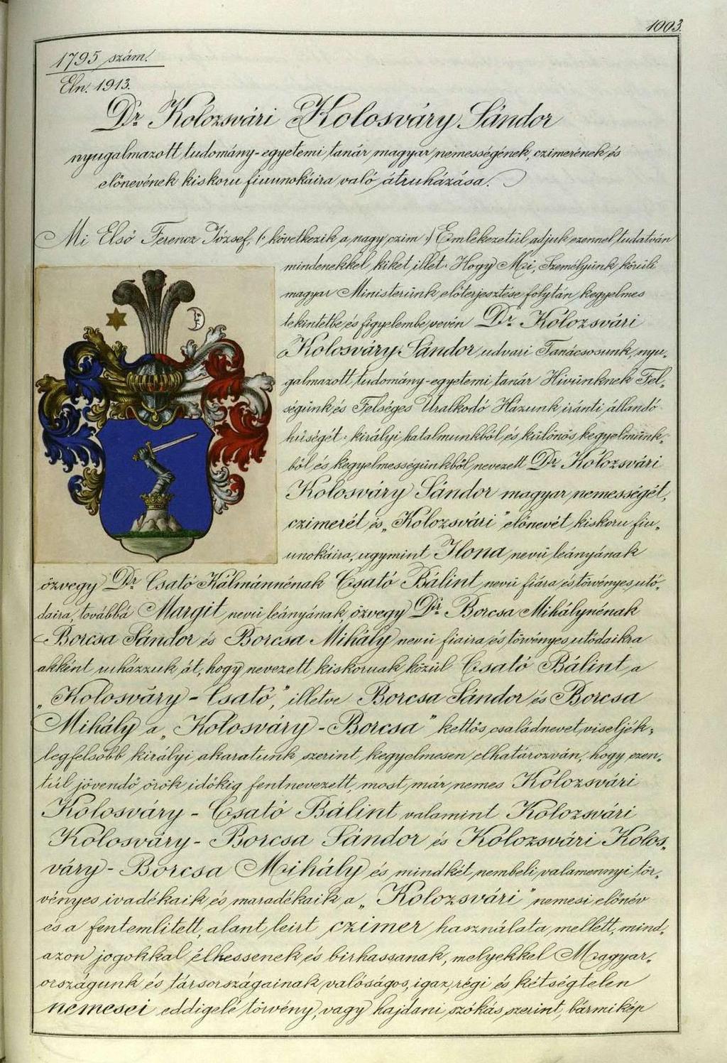 IX. számú melléklet: Toldalékok az egyetemi