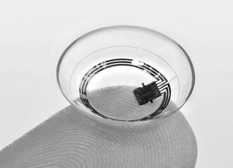 72 Smart Contact Lenses kontakt lencsék beépített microelectromos szenzorokkal Review of optometry