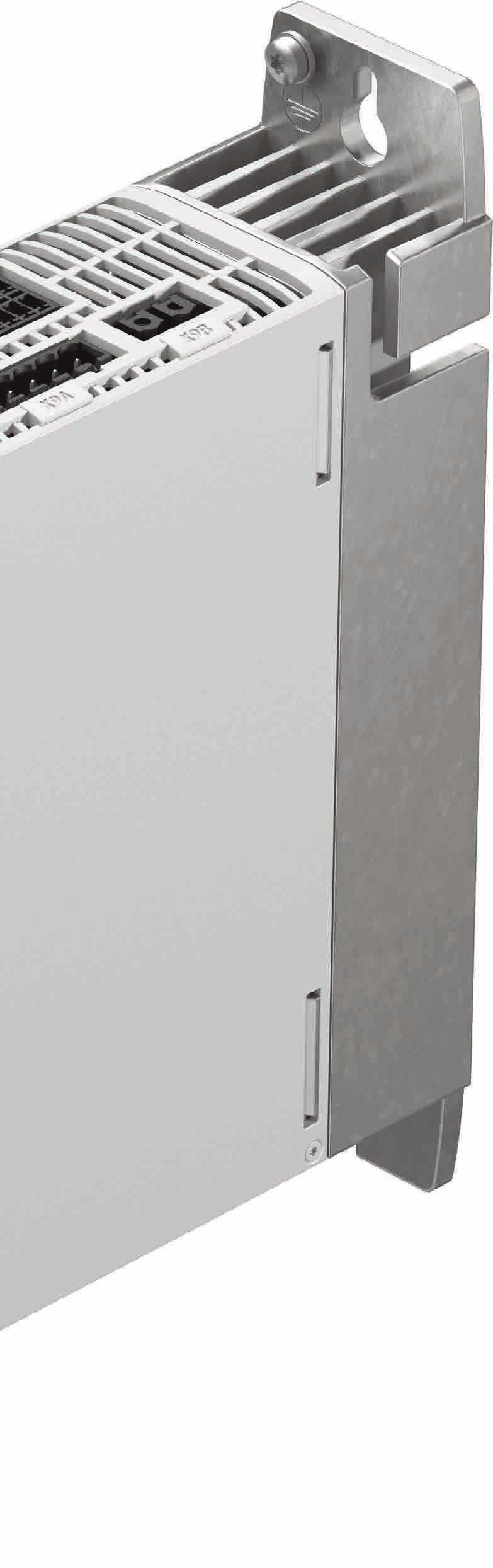 Integrált biztonság és megbízhatóság Szabványos biztonsági funkciók: STO: Safe Torque Off (SIL3/Cat.