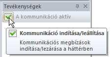 feladatokhoz, a befejezett PDF-nyomtatáshoz vagy import műveletekhez tartozó
