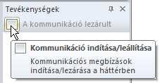 Az 'Információ' panel gombjai: Rekord törlése: Ezzel a funkcióval lehet törölni a