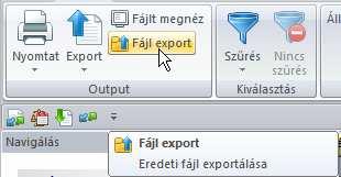 banktól: Az elvégezhető műveletek ebben a nézetben: 1.