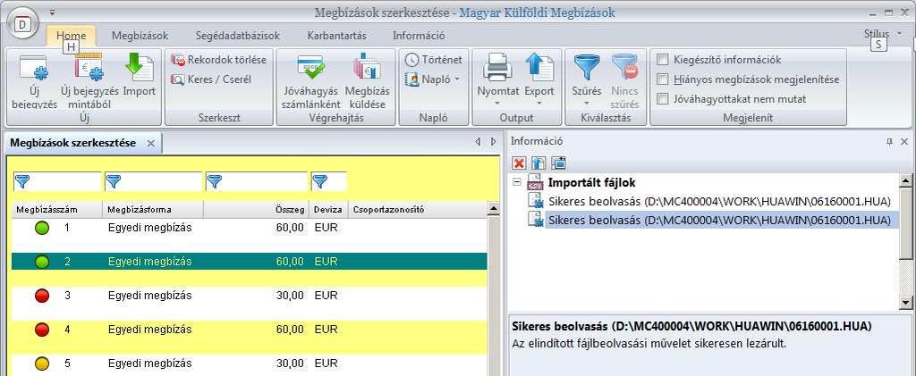 A csomagok hitelesítését (belső jóváhagyást és aláírást) az arra jogosult felhasználók később is elvégezhetik, illetve szükség esetén további aláírásokat fűzhetnek egy csomaghoz a bázismodul