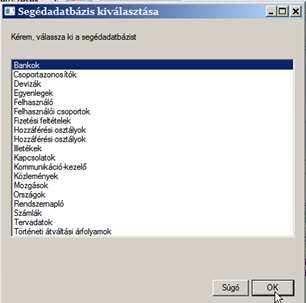 A következő lépés - az előző verziókból már jól ismert módon - a definíciós fájl opcióinak beállítása, ami meghatározza a szövegfájl