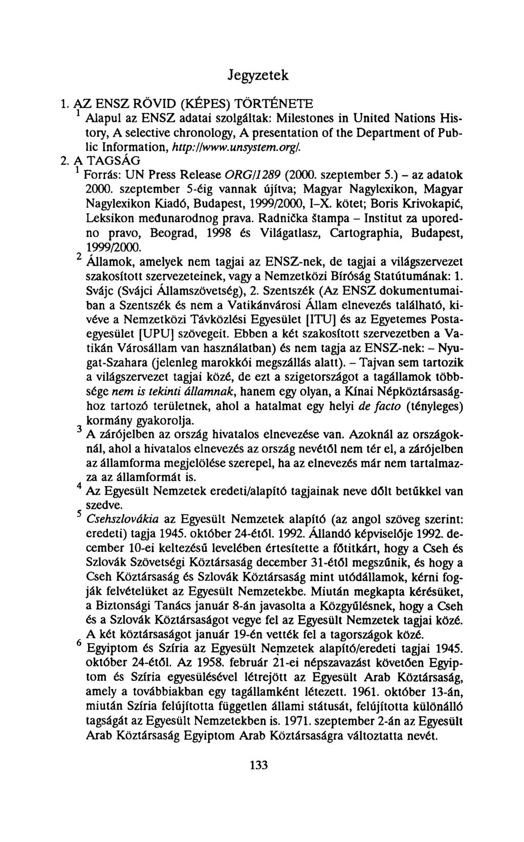 Jegyzetek.