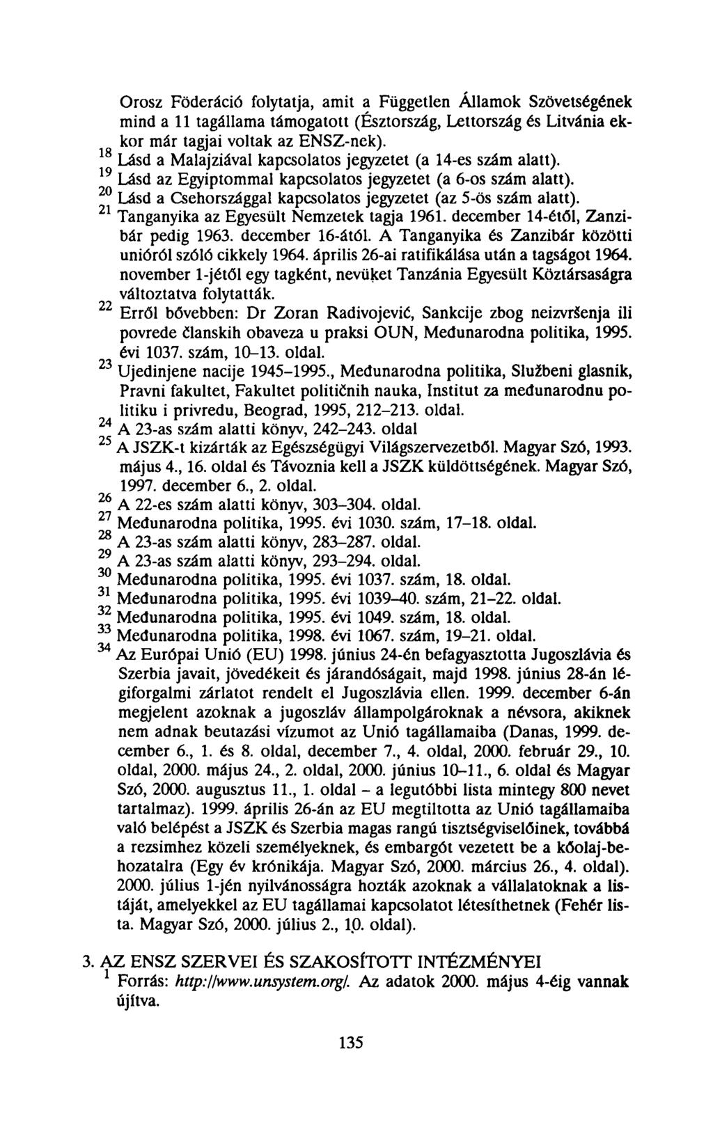 8 9 0 3 7 8 9 3 0 3 3 3 3 3 Orosz Föderáció folytatja, amit a Független Államok Szövetségének mind a tagállama támogatott (Észtország, Lettország és Litvánia ekkor már tagjai voltak az ENSZ-nek).