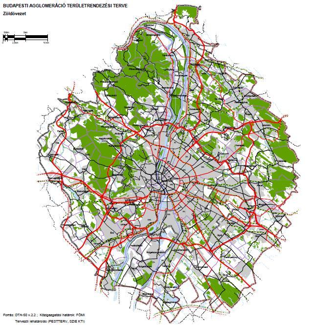 Alkalmazások A Budapesti Agglomeráció Területrendezési Terve BATrT felülvizsgálata Településrende zési eszközök térképi munkarészeipapíralapon Településrende zési eszközök térképi