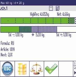 Az új receptúra-összeállítási mérleg könnyűvé, követhetővé és hatékonnyá teszi a receptúrabemérési folyamatot.