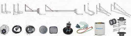 Zubehör für Absaugarme 1 2 3 4 5 6 7 8 9 10 11 12 13 14 Beschreibung NEX HD NEX MD NEX D NEX DX Original Teleskop Standard- Arm 1 Wandkonsole für 2- und 3-m-Arm X X X X 10372215 2 Wandkonsole für 4-