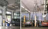 Modelle für hohe Temperaturen sind auch erhältlich. Mit der mitgelieferten Konsole sehr einfach zu installieren. Vorbereitet für die Montage des Ventilators auf der Konsole.