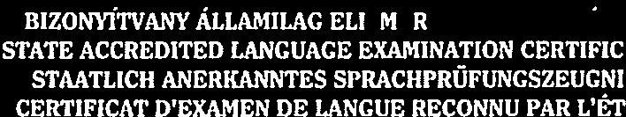 dss Nous conhirmons que ir1 : 1 IK-, Vizsgkózpont Enminuon Centit Pniuungszentnim Centit dcsmcn