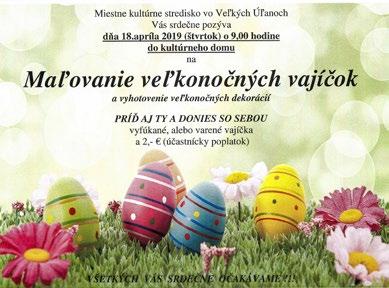 NAGYFÖDÉMESI LÁTHATÁR 1/2019 ǀ 25 Plán podujatí 2019 Eseménynaptár II. štvrťrok II. negyedév Apríl Április: 1.-12. Zápis detí do materskej školy s VJM Beiratkozás a magyar óvodába 1.-12. Zápis detí do materskej školy slovenskej Beiratkozás a szlovák óvodába 2.