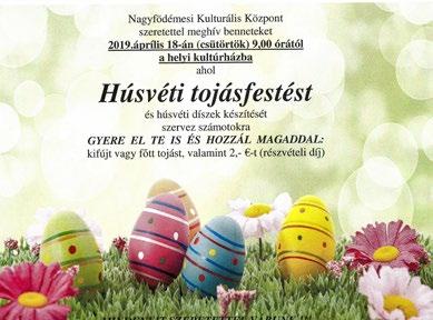 Regionálna prehliadka estrádnych a divadelných súborov Színjátszó és esztrád-csoportok területi seregszemléje (Csemadok a MKS Kultúrház és Csemadok) 10. 4. plánované zasadnutie OZ Az önkormányzat 4.
