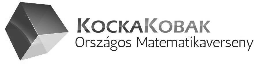 KockaKobak Országos Matematikaverseny 3-4. osztály 2015. november 26.